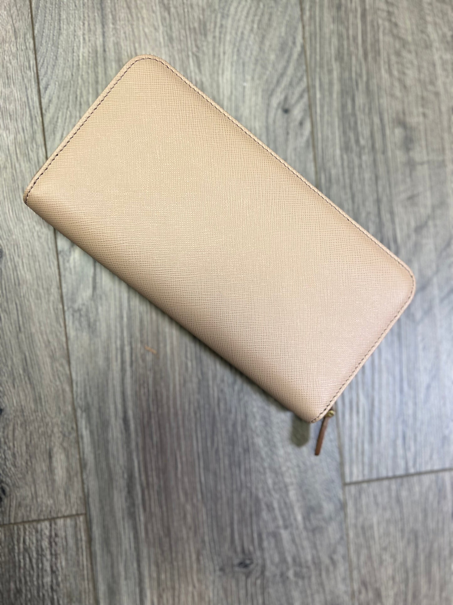 Prada Zip Wallet Saffiano Leather