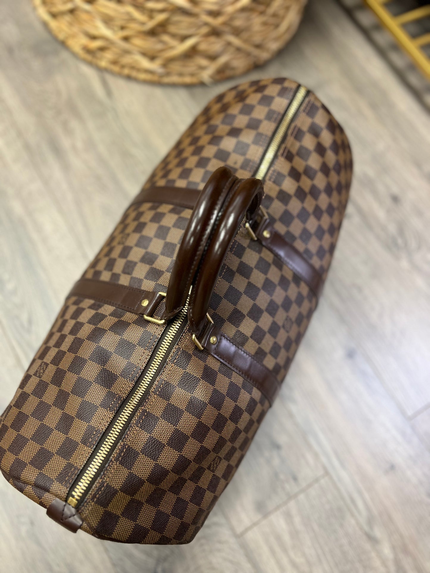 Louis Vuitton KEEPALL 50 Damier Ebene