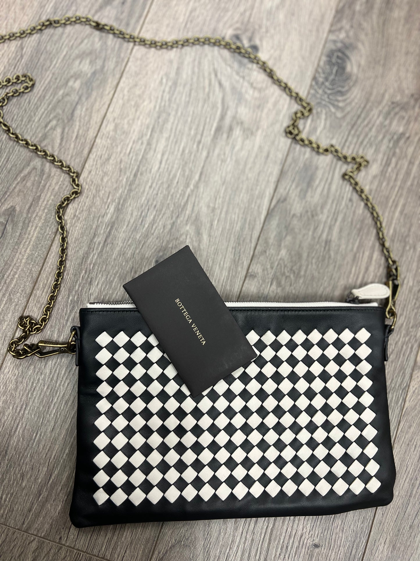 BOTTEGA VENETA LEATHER CLUTCH